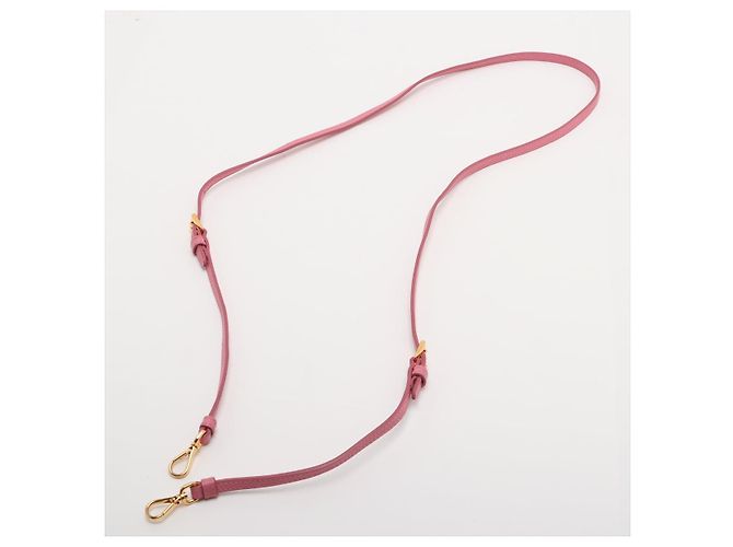 Prada Borsa a Mano Galleria Mini in Pelle Saffiano Rosa - vista 16