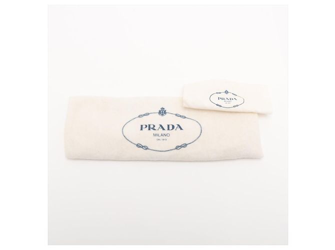 Prada Borsa a Mano Galleria Mini in Pelle Saffiano Rosa - vista 18