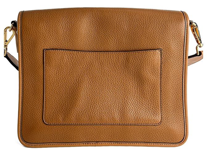 Etro Rainbow Leder Schultertasche mit Klappe Caramel Karamell - Ansicht 5