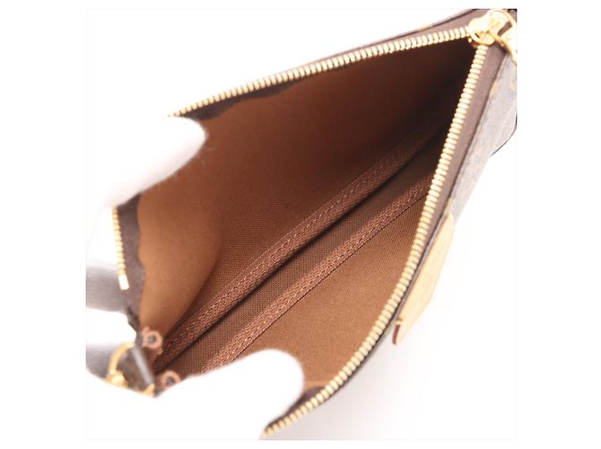 Multi Pochette Louis Vuitton Pochette Multi Accessori in Tela Crossbody Monogram Marrone - vista 10