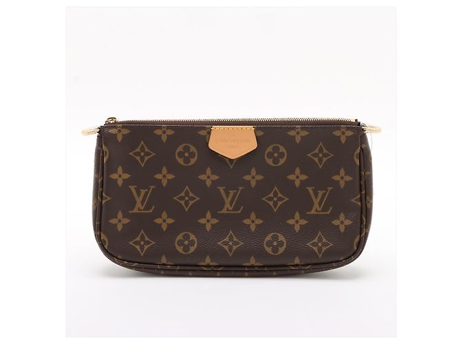 Multi Pochette Louis Vuitton Pochette Multi Accessori in Tela Crossbody Monogram Marrone - vista 3