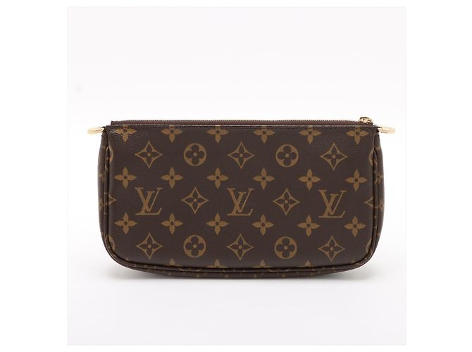 Multi Pochette Louis Vuitton Pochette Multi Accessori in Tela Crossbody Monogram Marrone - vista 4