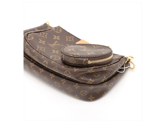 Multi Pochette Louis Vuitton Pochette Multi Accessori in Tela Crossbody Monogram Marrone - vista 5