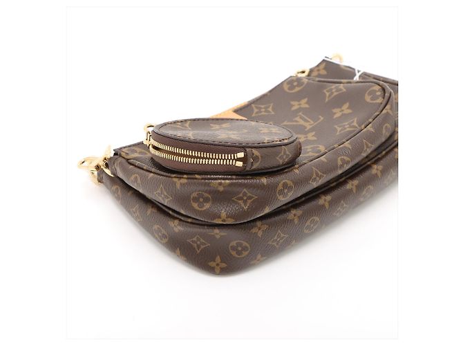 Multi Pochette Louis Vuitton Pochette Multi Accessori in Tela Crossbody Monogram Marrone - vista 6