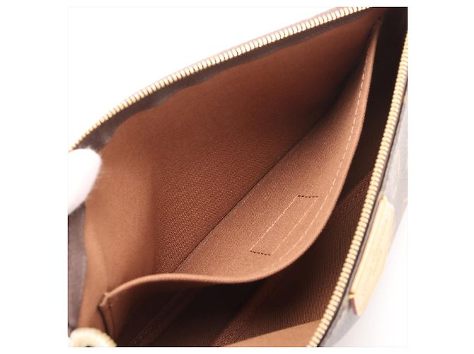 Multi Pochette Louis Vuitton Pochette Multi Accessori in Tela Crossbody Monogram Marrone - vista 9