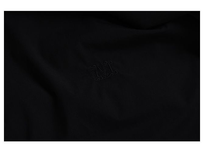 Max Mara, camicia nera con polsini alla francese Nero - vista 7