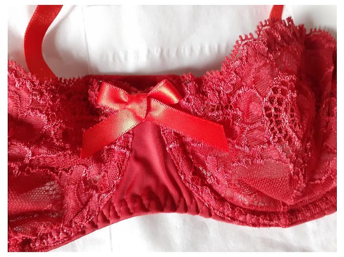Autre Marque Aubade Sujetador de encaje rojo Roja - vista 2