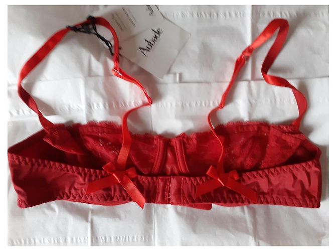 Autre Marque Aubade Sujetador de encaje rojo Roja - vista 3