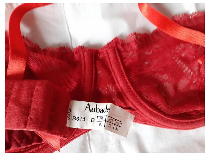 Autre Marque Aubade Sujetador de encaje rojo Roja - vista 5