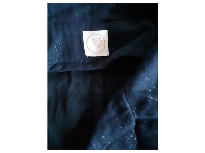Des Petits Hauts dunkelblauer Pailletten-Blazer - Ansicht 3