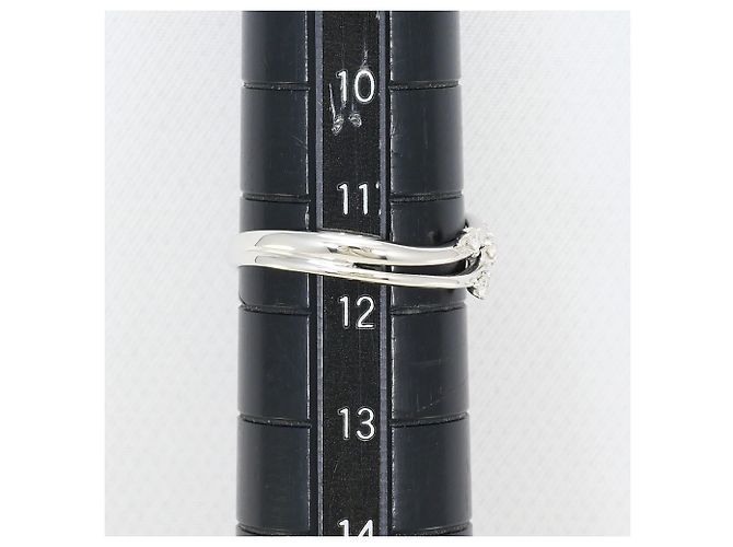 Autre Marque 14K Weißgold-Ring mit Diamant Golden - Ansicht 5