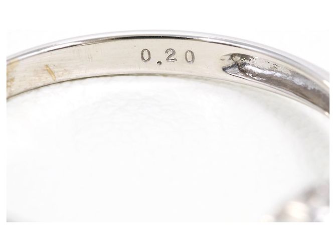 Autre Marque 14K Weißgold Diamantring Golden - Ansicht 5