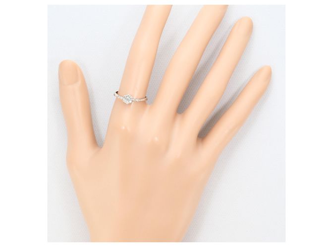 Autre Marque 14K Weißgold Diamantring Golden - Ansicht 6