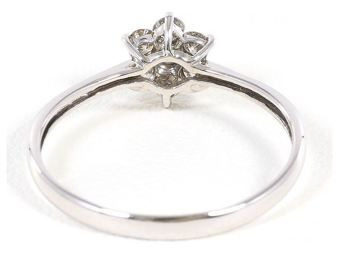 Autre Marque 14K Weißgold-Ring mit Diamant Golden - Ansicht 3