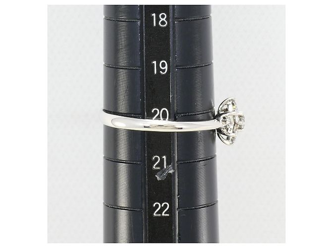 Autre Marque 14K Weißgold-Ring mit Diamant Golden - Ansicht 7