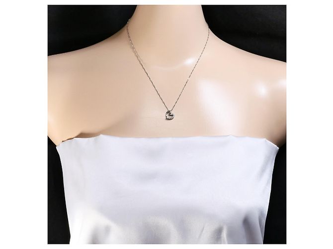 Autre Marque Platinhalskette PT850/PT900 mit Diamant - Ansicht 5