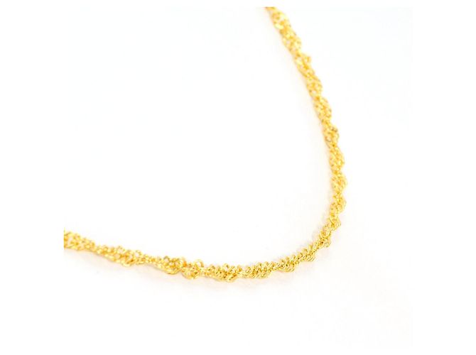 Autre Marque Collar de oro amarillo de 24K Dorado - vista 2