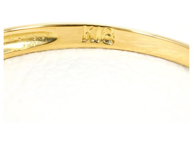 Autre Marque 18K Gelbgold-Ring mit Diamant Golden - Ansicht 4