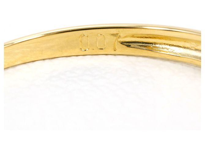 Autre Marque 18K Gelbgold-Ring mit Diamant Golden - Ansicht 5