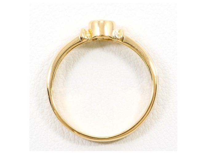 Autre Marque Platin- und Gelbgold-Ring mit Diamant Golden - Ansicht 2