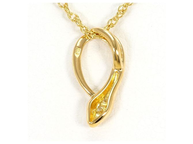 Autre Marque Collana in oro giallo 18K con diamante D'oro - vista 3