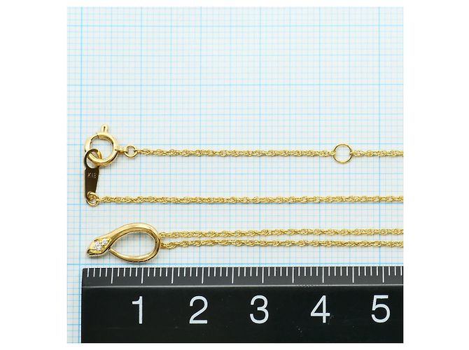Autre Marque Collana in oro giallo 18K con diamante D'oro - vista 4