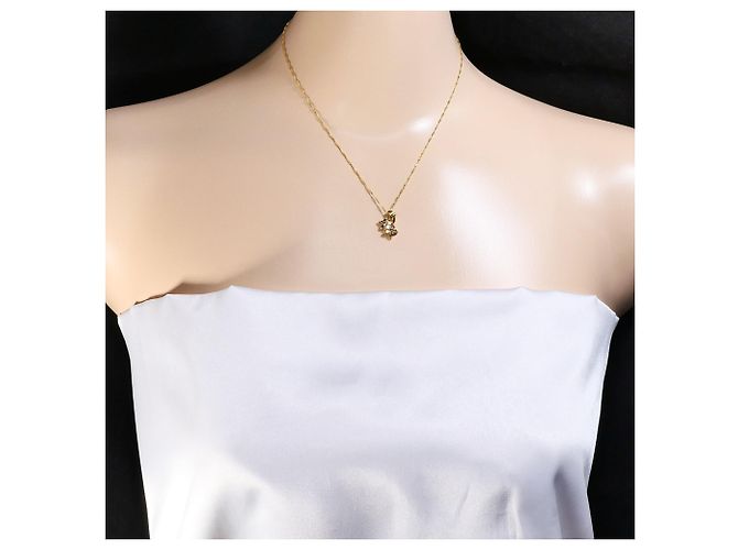 Autre Marque Collana in oro giallo 18K con diamante marrone D'oro - vista 5