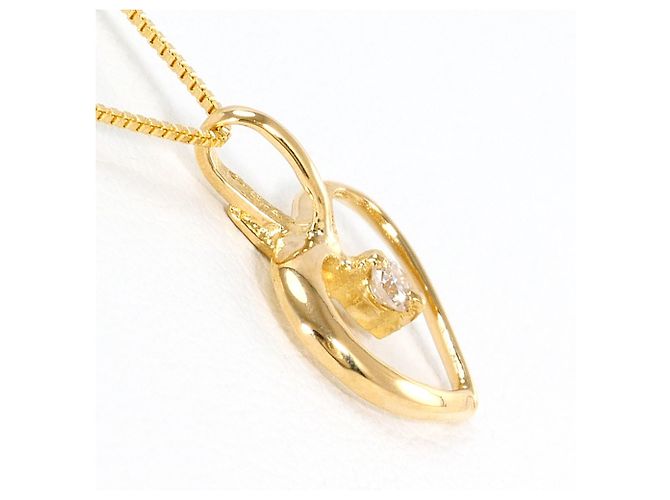 Autre Marque Collana in oro giallo 18K con diamante D'oro - vista 2