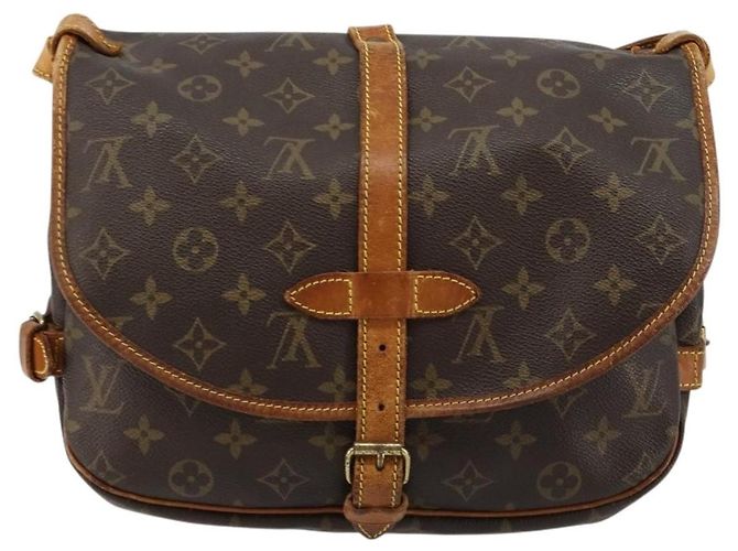 Louis Vuitton Saumur Monogram Canvas 30 Marrone - vista 2
