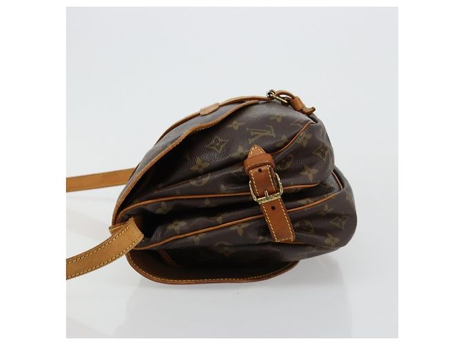 Louis Vuitton Saumur Monogram Canvas 30 Marrone - vista 4