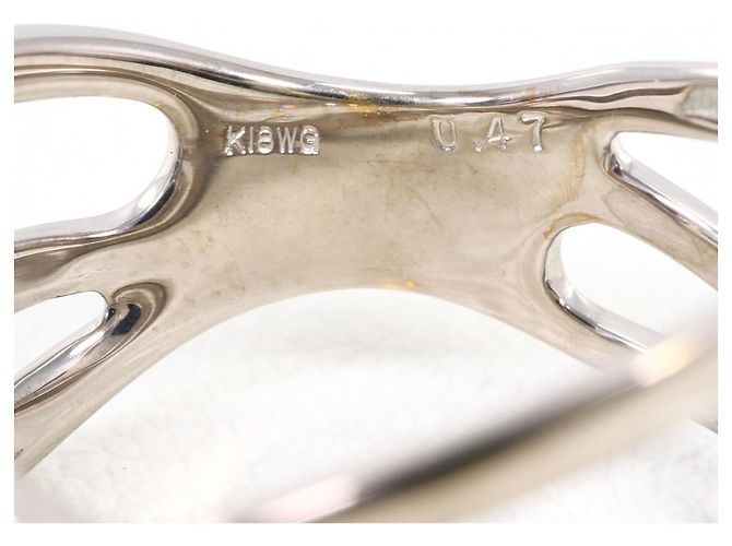 Autre Marque 18K Weißgold Diamantring Golden - Ansicht 5