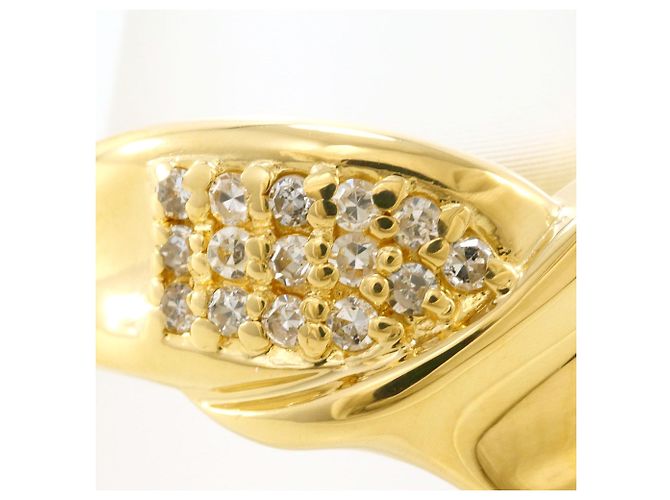 Autre Marque 18K Gelbgold Diamantring Golden - Ansicht 2