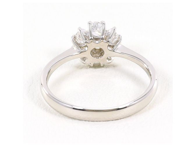 Autre Marque PT900 Platin Diamant Ring - Ansicht 4