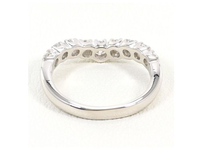 Autre Marque Platinring mit Diamant - Ansicht 4