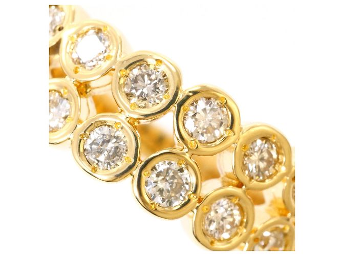 Autre Marque 18K Gelbgold-Ring mit Diamant Golden - Ansicht 2