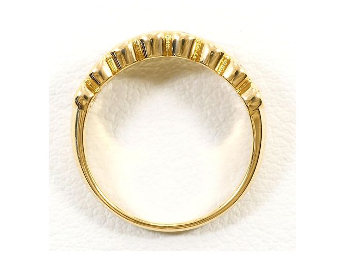 Autre Marque 18K Gelbgold-Ring mit Diamant Golden - Ansicht 3