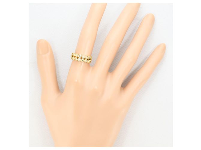 Autre Marque 18K Gelbgold-Ring mit Diamant Golden - Ansicht 7