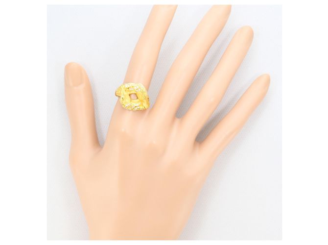 Autre Marque 18K Gelbgold-Ring mit Diamant Golden - Ansicht 6