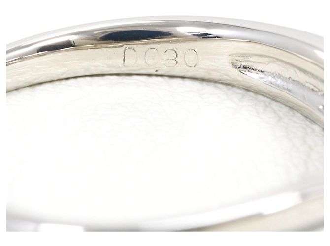 Autre Marque PT900 Platinring mit Diamant - Ansicht 6