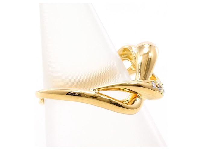 Autre Marque 18K Gelbgold-Ring mit Diamant Golden - Ansicht 3