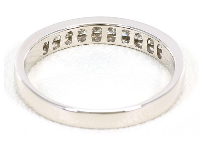 Autre Marque PT900 Platinring mit Diamant - Ansicht 3