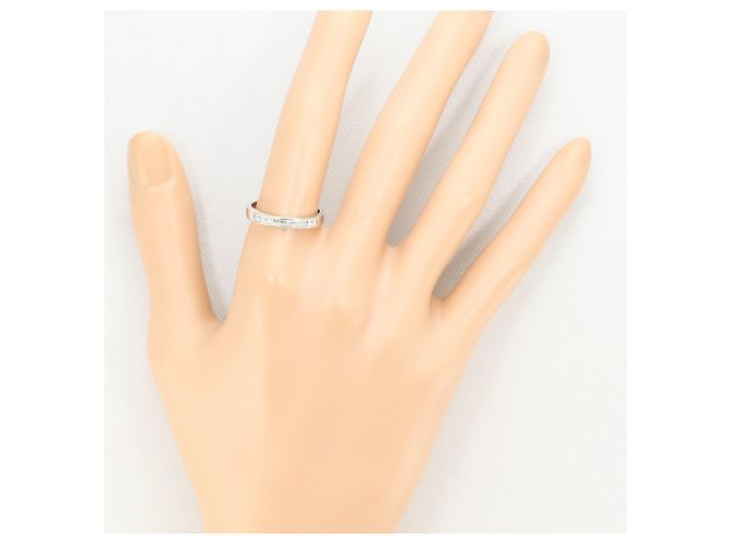 Autre Marque PT900 Platinring mit Diamant - Ansicht 6