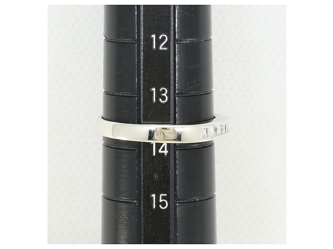 Autre Marque PT900 Platinring mit Diamant - Ansicht 7