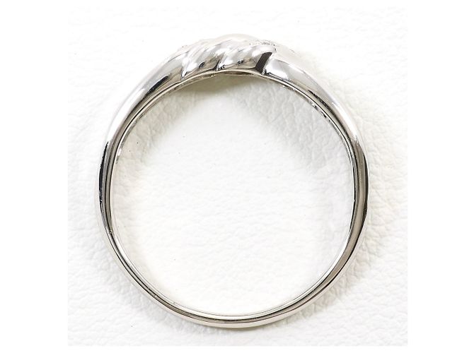 Autre Marque Platinring mit Diamant - Ansicht 3
