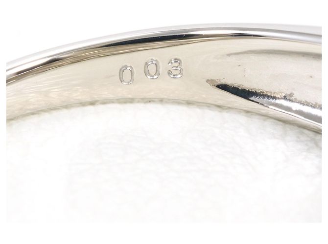 Autre Marque Platinring mit Diamant - Ansicht 6