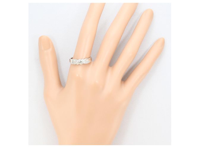 Autre Marque Platinring mit Diamant - Ansicht 7