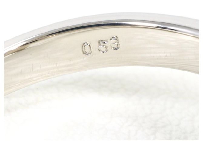 Autre Marque Platinring mit Diamant - Ansicht 6
