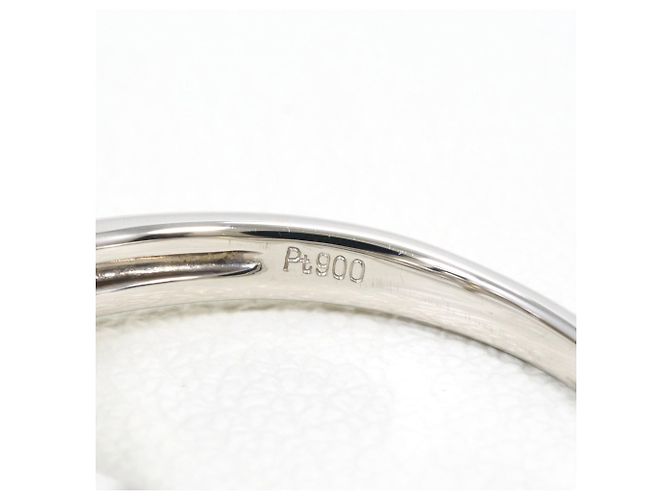 Autre Marque Platinring mit Diamant - Ansicht 5