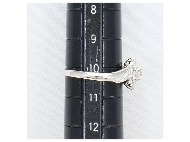 Autre Marque Platinring mit Diamant - Ansicht 8