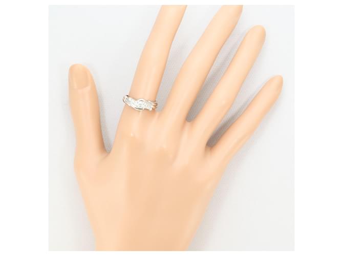 Autre Marque Platinring mit Diamant - Ansicht 7